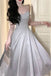 A-Line Spaghetti Straps Prom Dress, Ankle Length Elegant Evening Gown CHP0358