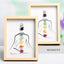 Yoga Style Chakra Meditation Crystal Suncatcher CHC002