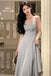 A-Line Spaghetti Straps Prom Dress, Ankle Length Elegant Evening Gown CHP0358