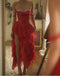 Red Off The Shoulder Evening Dresses Fashion Party Dress Prom Gown CHP0375