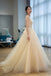 Elegant Sheer Neck A-Line Long Party Prom Dresses,Evening Dress CHP0360