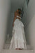 Elegant Two Pieces Strapless Long White Tiered Prom Dress Birthday Outfits CHP0403