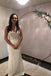 Stunning Spaghetti Straps Mermaid Lace Boho Bride Dress, Wedding Gown CHW0191