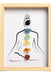 Yoga Style Chakra Meditation Crystal Suncatcher CHC002