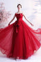 New Arrival A Line Strapless Bowknot Long Formal Prom Dress, Charming Evening Party Dress CHP0068