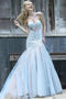 Mermaid Lace Sweetheart Sleeveless Long Formal Prom Dress, Charming Wedding Dress CHP0069