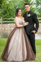 Ball Gown Sweetheart Sleeveless Beading Floor Length Tulle Plus Size Prom Dresses UQ2232