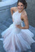 Gorgeous Halter Mermaid Beading Wedding Dresses, Beaded Backless Mermaid Bridal Dress N2400