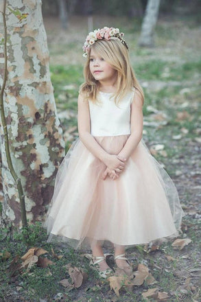 Slate Flower Girl Dresses